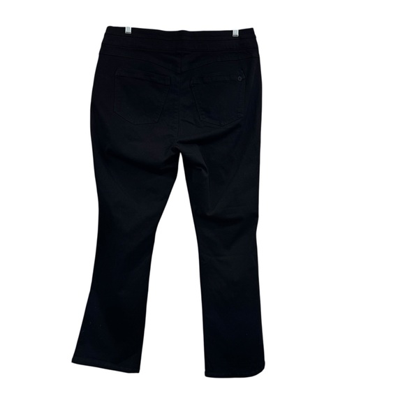 Democracy Jeans Itty Bitty Boot High Rise Ab Technology Black Pull On Size 16W - Picture 2 of 14